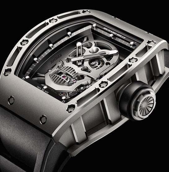 Richard Mille Replica Watch Skull RM 052 Titanium